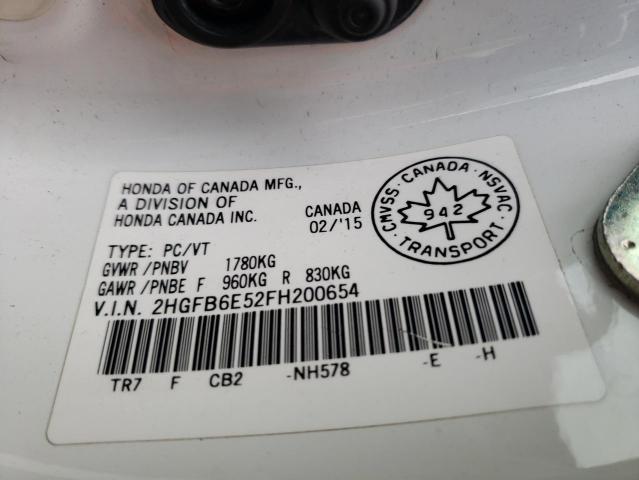 2015 HONDA CIVIC SI - 2HGFB6E52FH200654