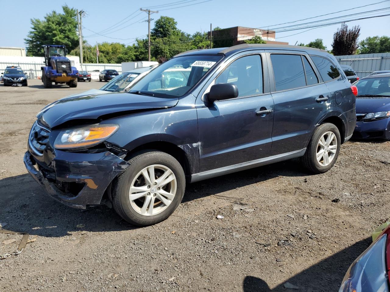 HYUNDAI SANTA FE G 2010 black  gas 5NMSGDAB0AH417552 photo #1