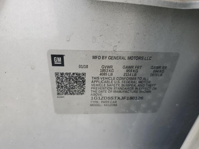 2018 CHEVROLET MALIBU LT - 1G1ZD5STXJF180126