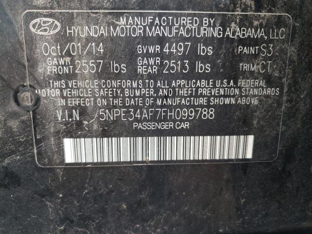2015 HYUNDAI SONATA SPO - 5NPE34AF7FH099788