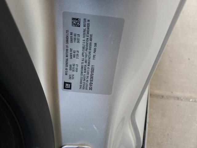 2015 CHEVROLET CAMARO LT - 2G1FD1E3XF9150311