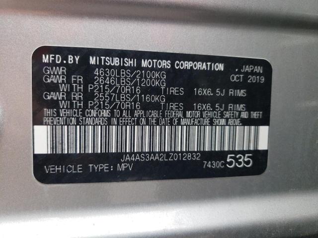 2020 MITSUBISHI ECLIPSE CR - JA4AS3AA2LZ012832