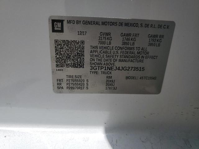2018 GMC SIERRA C15 - 3GTP1NEJ4JG273515