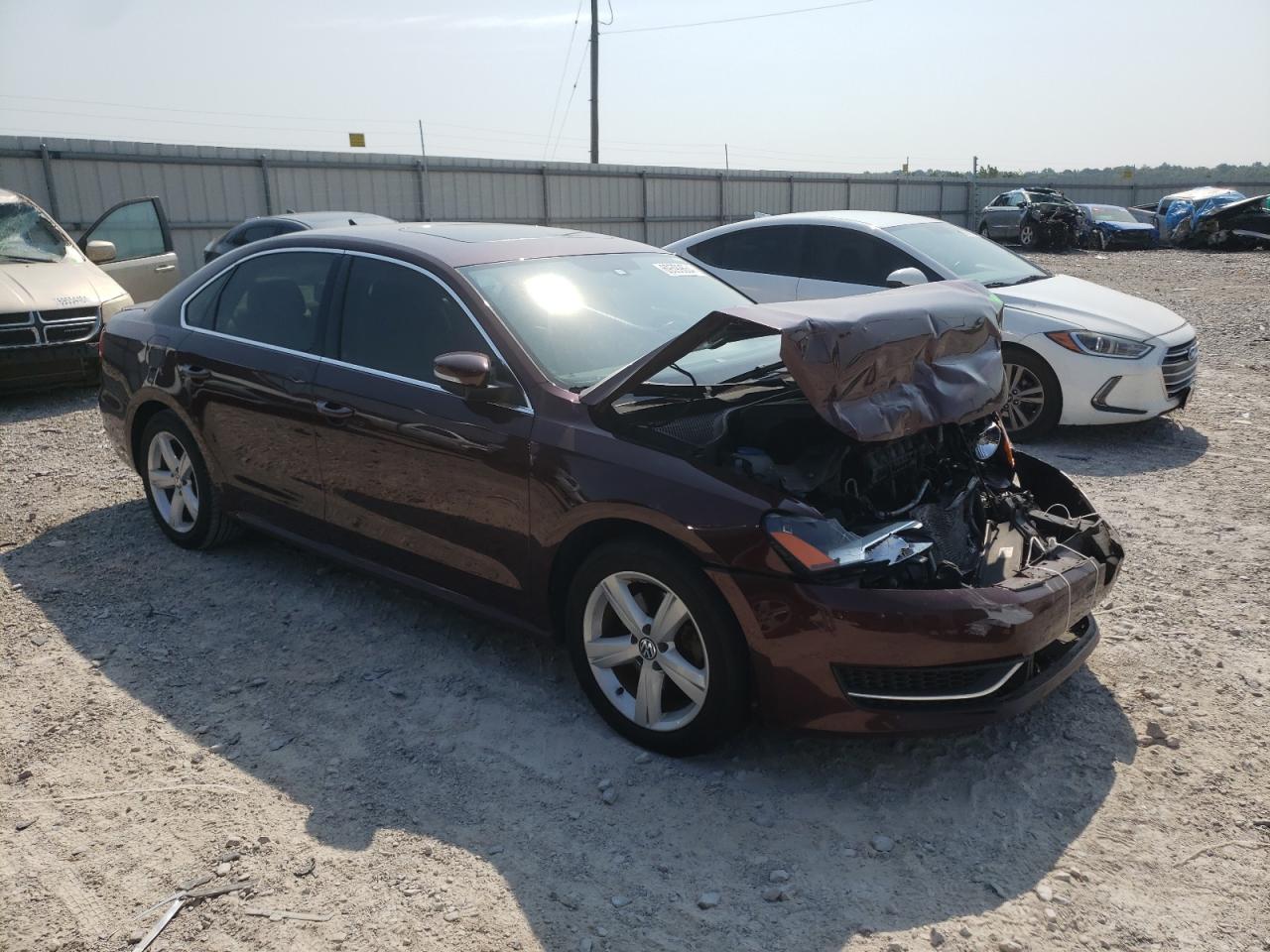 Lot #2869744108 2013 VOLKSWAGEN PASSAT SE