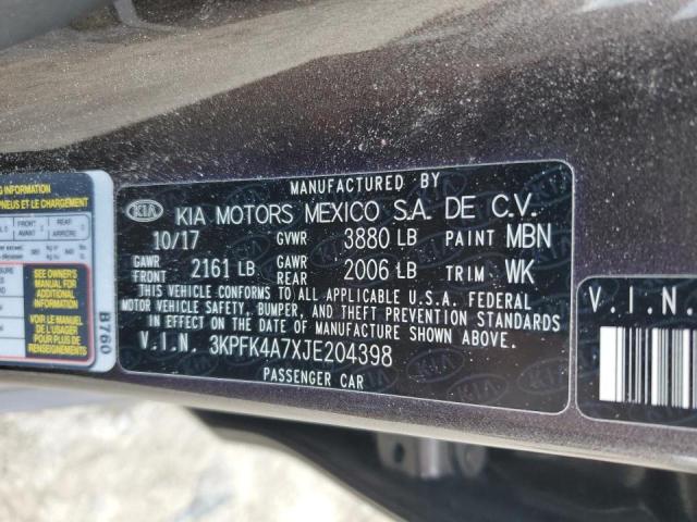 2018 KIA FORTE LX - 3KPFK4A7XJE204398