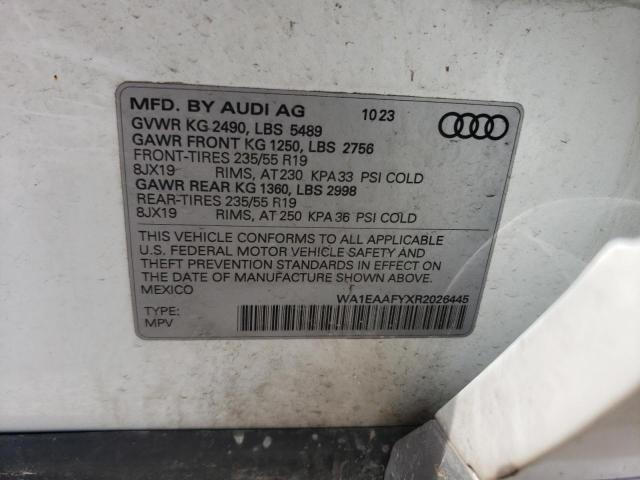 VIN WA1EAAFYXR2026445 2024 Audi Q5, Premium Plus 45 no.14