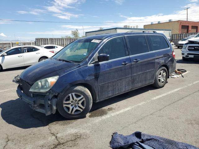 HONDA ODYSSEY EX 2007 blue  gas 5FNRL38797B026402 photo #1