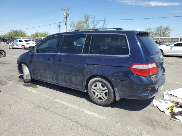 HONDA ODYSSEY EX 2007 blue  gas 5FNRL38797B026402 photo #3