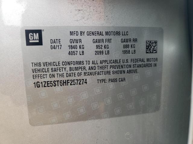 2017 CHEVROLET MALIBU LT - 1G1ZE5ST6HF257274