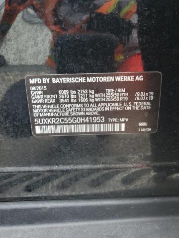 2016 BMW X5 SDRIVE3 - 5UXKR2C55G0H41953