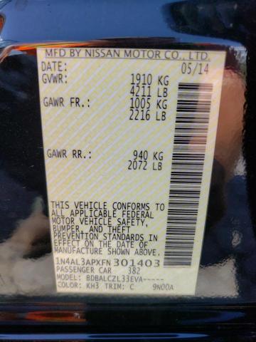 2015 NISSAN ALTIMA 2.5 - 1N4AL3APXFN301403