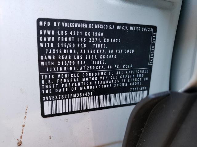 2023 VOLKSWAGEN TAOS SE - 3VVEX7B21PM367491