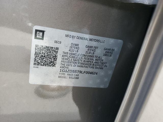 2020 CHEVROLET MALIBU LT - 1G1ZD5ST9LF004624