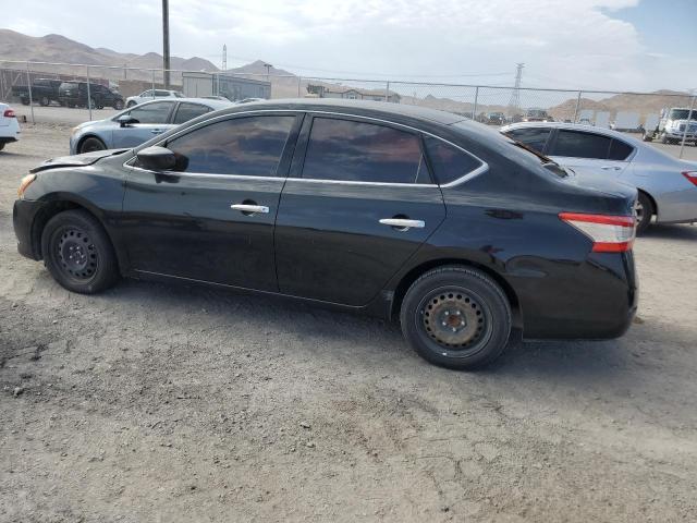 NISSAN SENTRA S 2015 black sedan 4d gas 3N1AB7AP8FY342042 photo #3