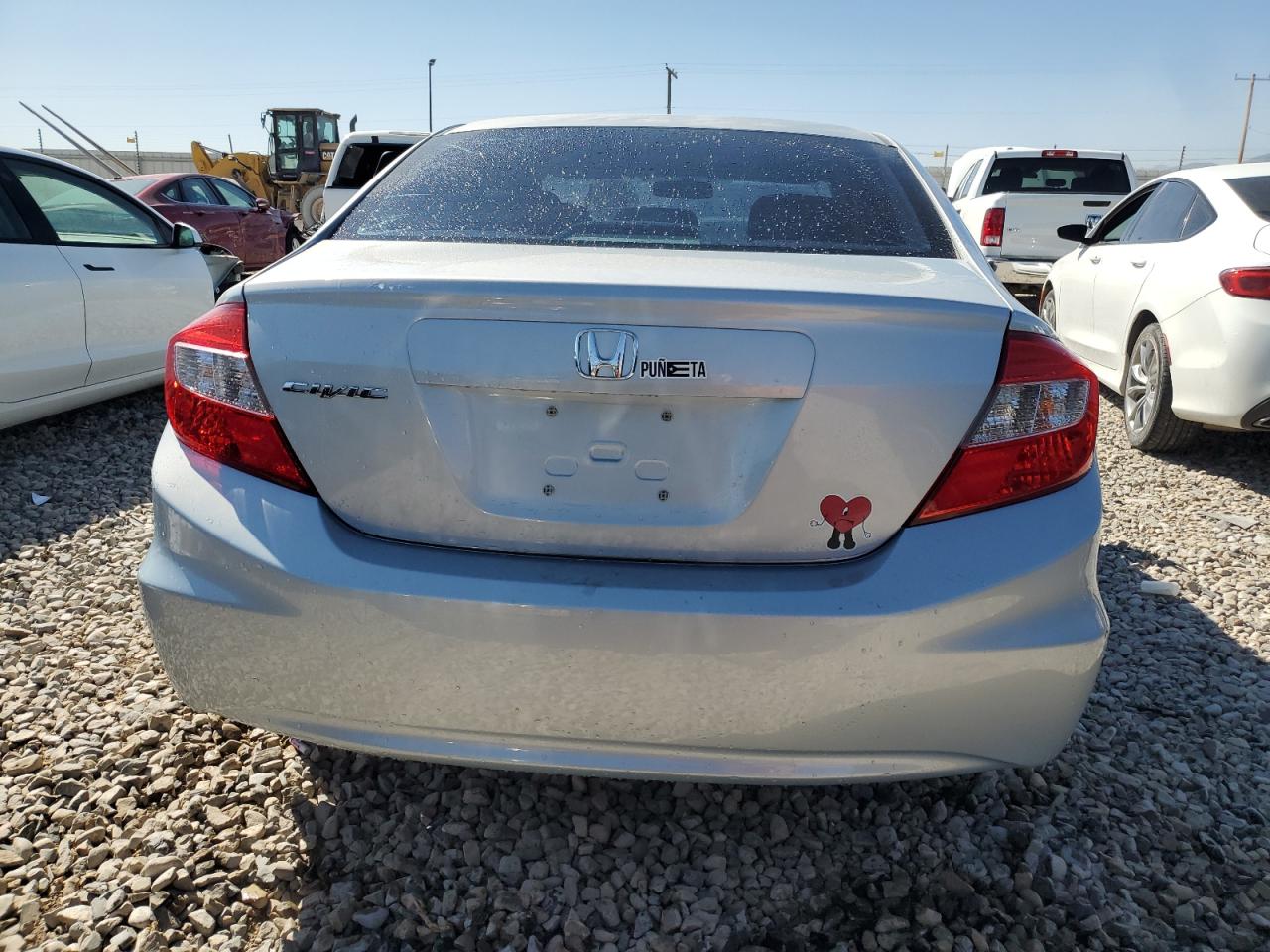 Lot #2858136168 2012 HONDA CIVIC LX