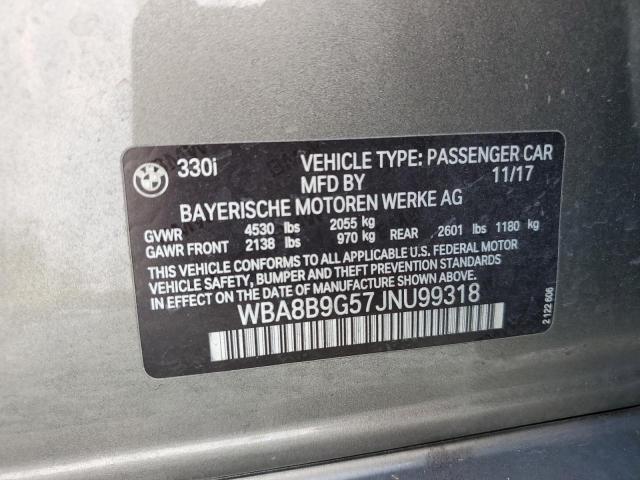 2018 BMW 330 I - WBA8B9G57JNU99318