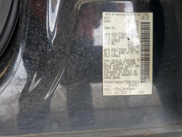 2019 NISSAN FRONTIER S - 1N6DD0ER4KN706341