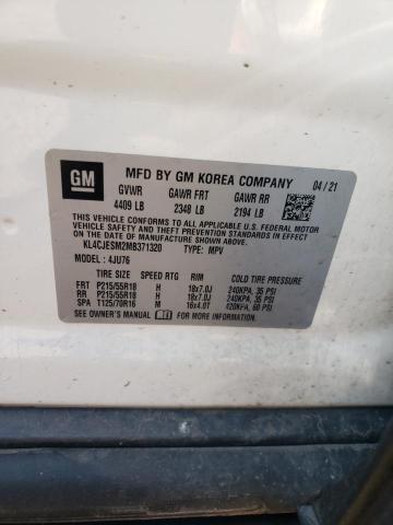 2021 BUICK ENCORE PRE - KL4CJESM2MB371320