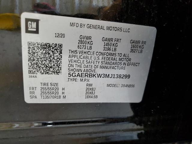 2021 BUICK ENCLAVE ES - 5GAERBKW3MJ138299