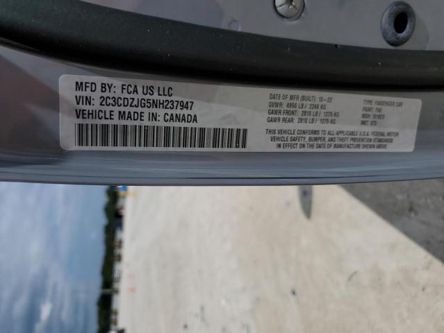 2022 DODGE CHALLENGER - 2C3CDZJG5NH237947