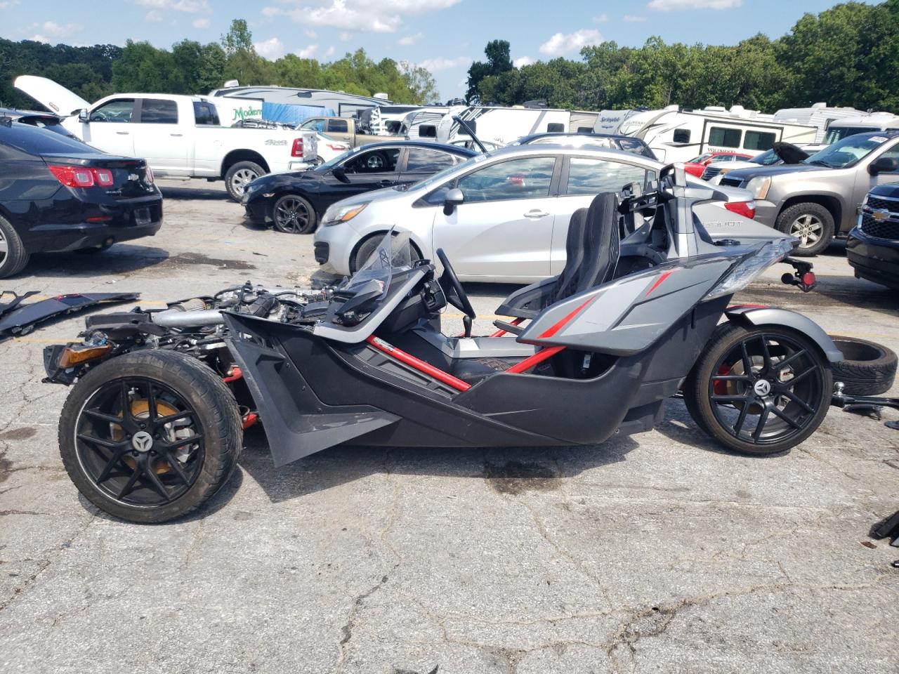 POLARIS SLINGSHOT 2018 two tone  gas 57XAAPFA9J8129827 photo #4