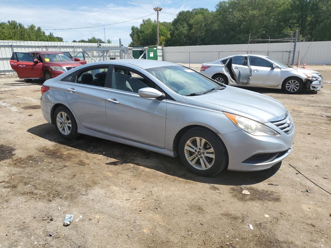 Lot #2804636268 2014 HYUNDAI SONATA GLS