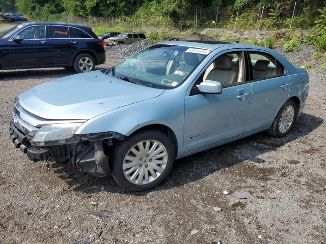 FORD FUSION HYB 2010 blue sedan 4d hybrid engine 3FADP0L3XAR159408 photo #1