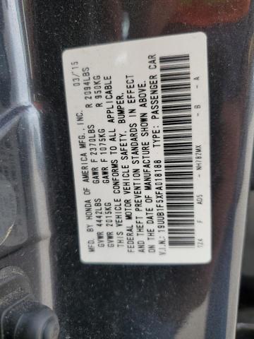 2015 ACURA TLX TECH - 19UUB1F5XFA018188