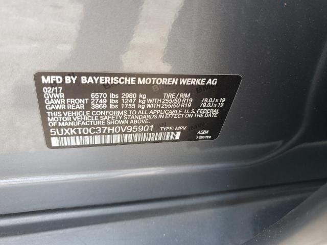 VIN 5UXKT0C37H0V95901 2017 BMW X5, Xdr40E no.13