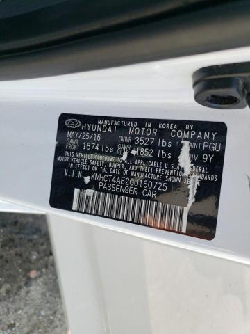 2016 HYUNDAI ACCENT SE - KMHCT4AE2GU160725