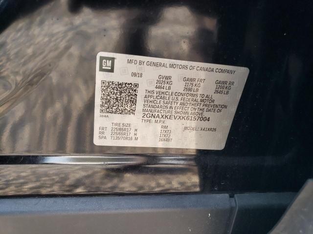2019 CHEVROLET EQUINOX LT - 2GNAXKEVXK6157004