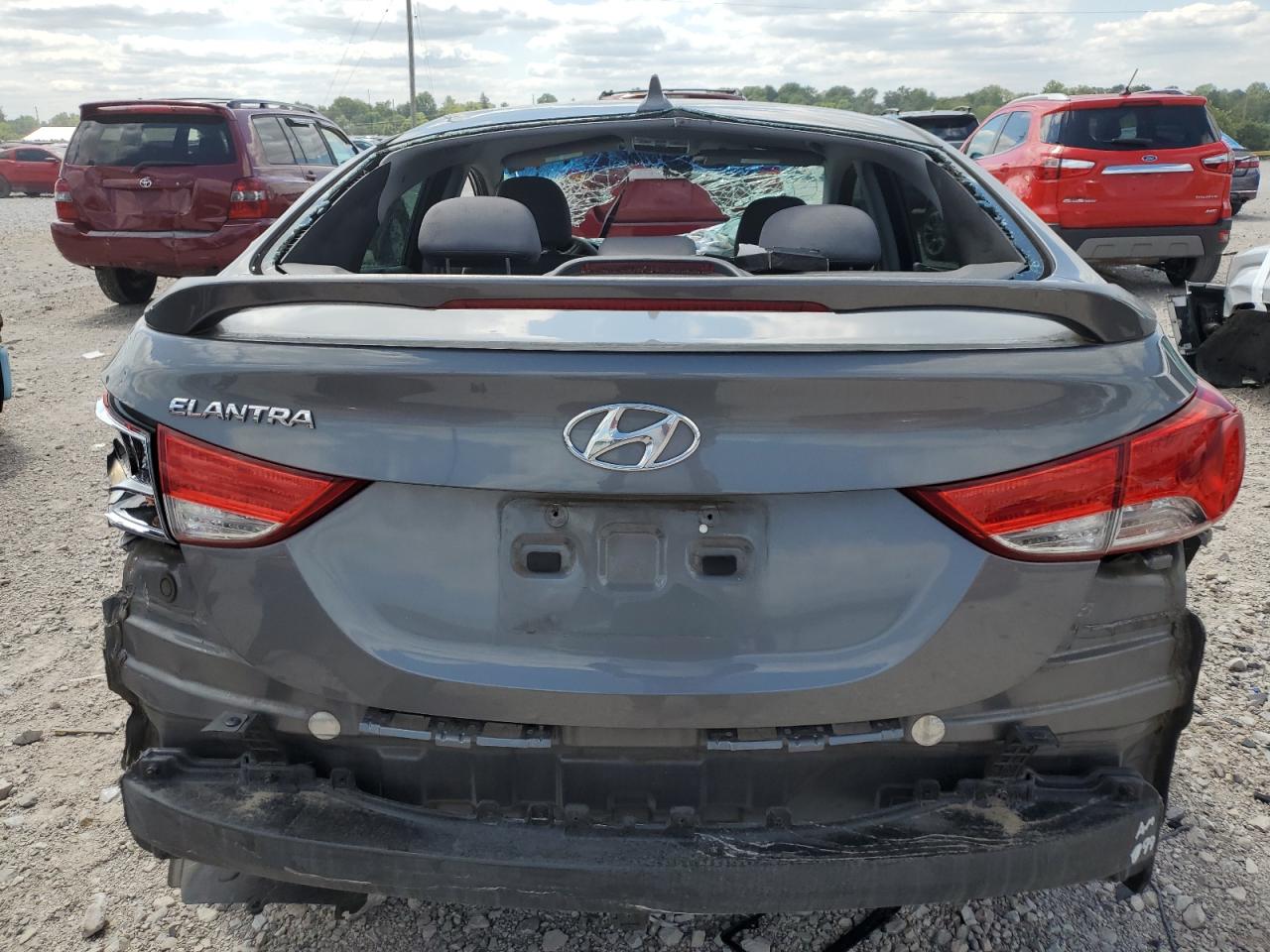 Lot #2809240112 2013 HYUNDAI ELANTRA GL