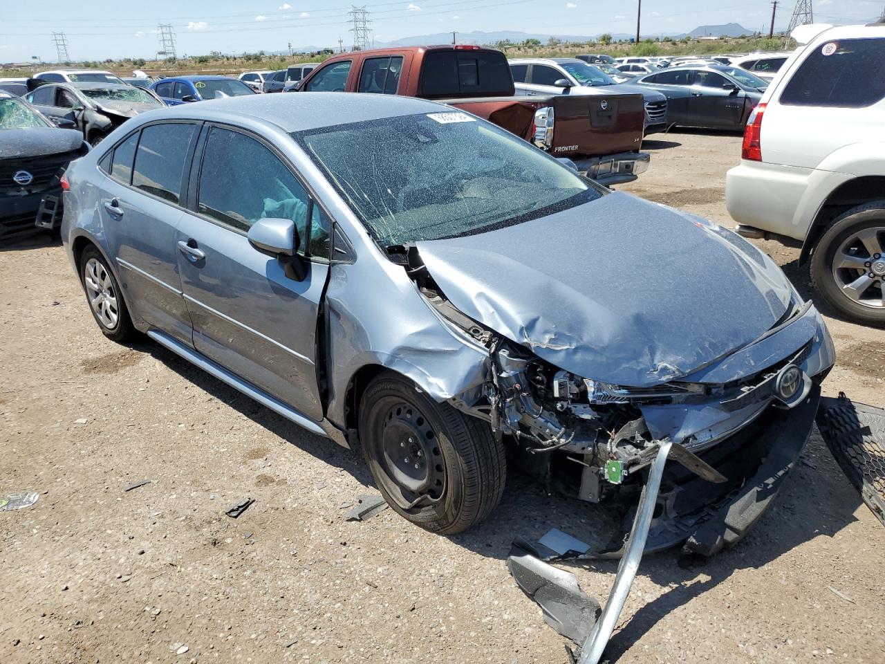 Lot #2989217682 2020 TOYOTA COROLLA LE