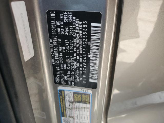 2017 KIA SORENTO LX - 5XYPG4A33HG255385