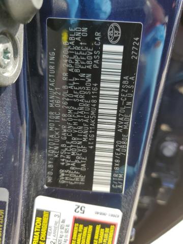2021 TOYOTA CAMRY SE - 4T1G11AK5MU481164