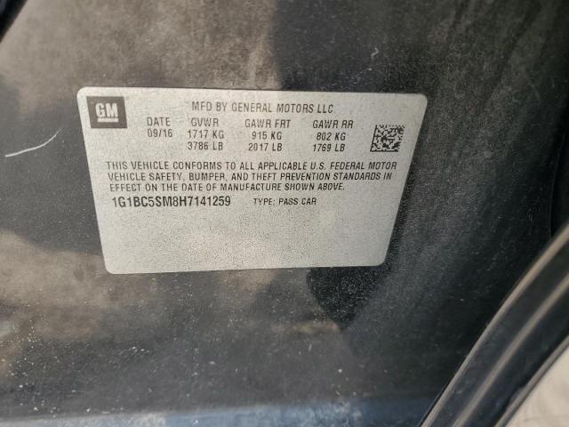 2017 CHEVROLET CRUZE LS - 1G1BC5SM8H7141259