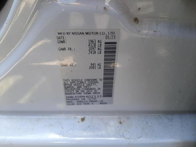 2023 NISSAN ALTIMA SR - 1N4BL4CV9PN402133