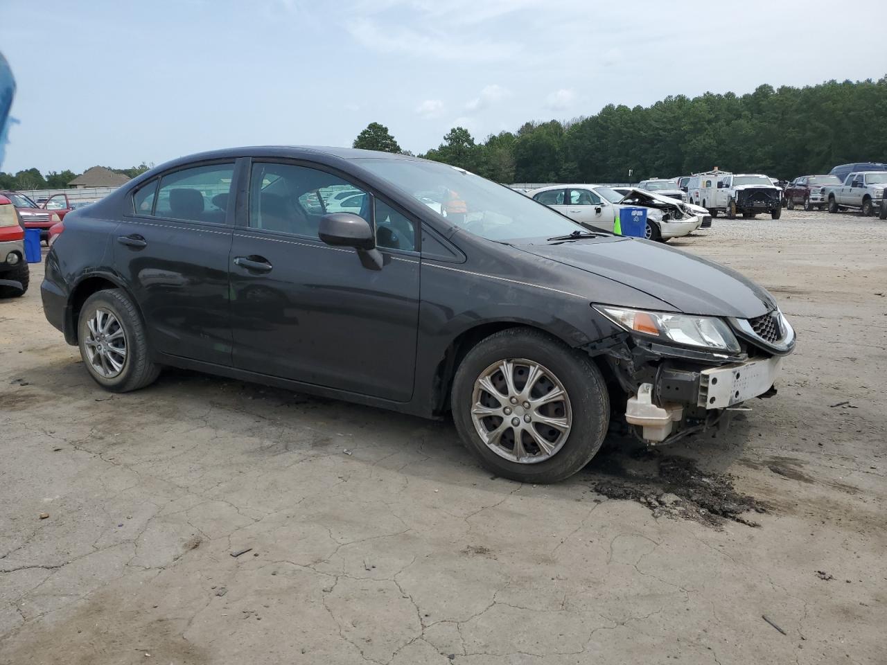 Lot #2836205584 2013 HONDA CIVIC LX