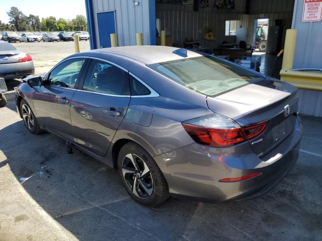 HONDA INSIGHT EX 2021 gray  hybrid engine 19XZE4F57ME004983 photo #3