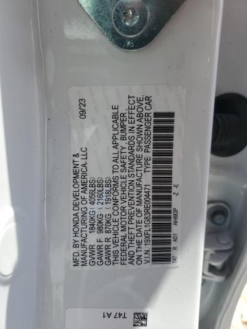 VIN 19XFL1G83RE004471 2024 HONDA CIVIC no.12