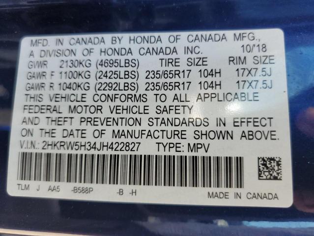 2018 HONDA CR-V LX - 2HKRW5H34JH422827