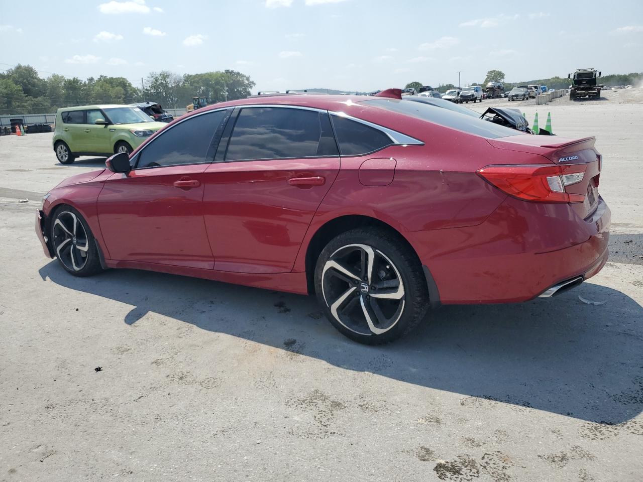 HONDA ACCORD SPO 2018 red  gas 1HGCV1F3XJA229594 photo #3