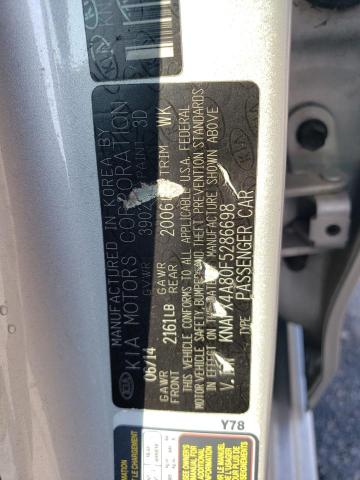 2015 KIA FORTE EX - KNAFX4A80F5286698