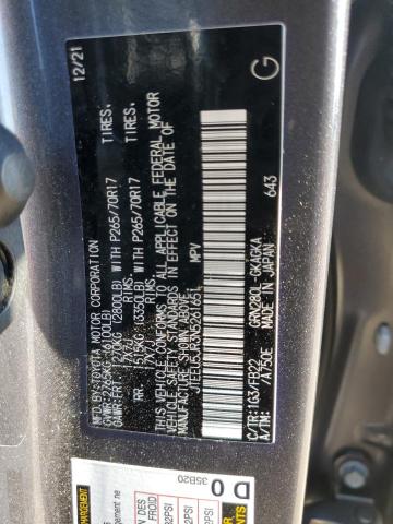 2022 TOYOTA 4RUNNER SR - JTEEU5JR3N5261651