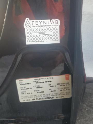 2017 TESLA MODEL X - 5YJXCBE20HF051054