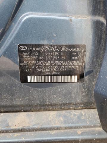 2015 HYUNDAI SONATA SE - 5NPE24AF5FH222247