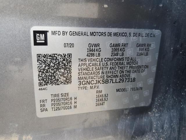 2020 CHEVROLET TRAX LS - 3GNCJKSB7LL297318
