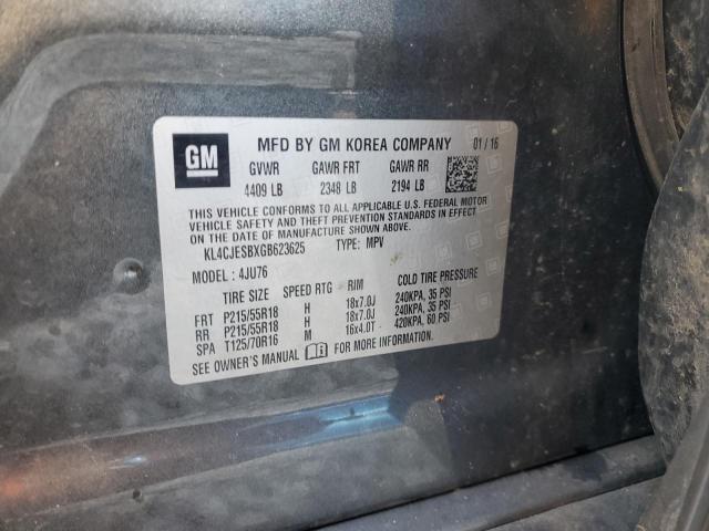 2016 BUICK ENCORE - KL4CJESBXGB623625
