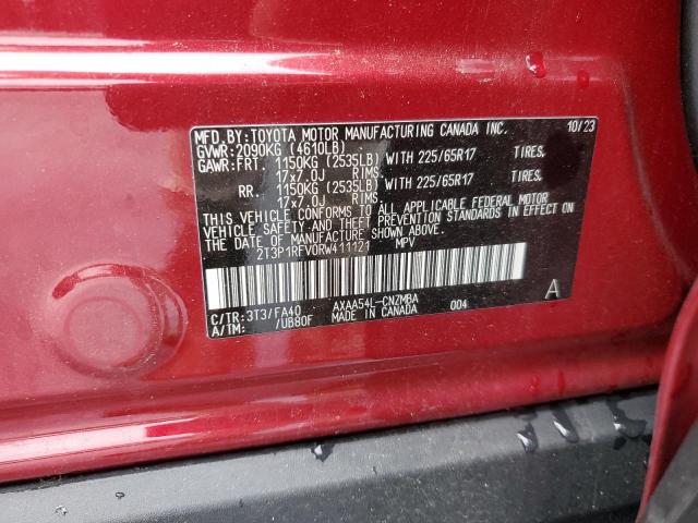 VIN 2T3P1RFV0RW411121 2024 TOYOTA RAV4 no.14