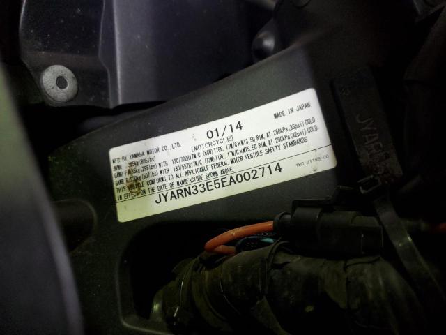 2014 YAMAHA FZ09 JYARN33E5EA002714